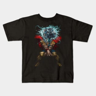 Mjolnir Attack! Kids T-Shirt